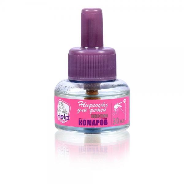 Средство от насекомых HELP Жидкость ДЕТСКАЯ от КОМАРОВ, 30 ночей